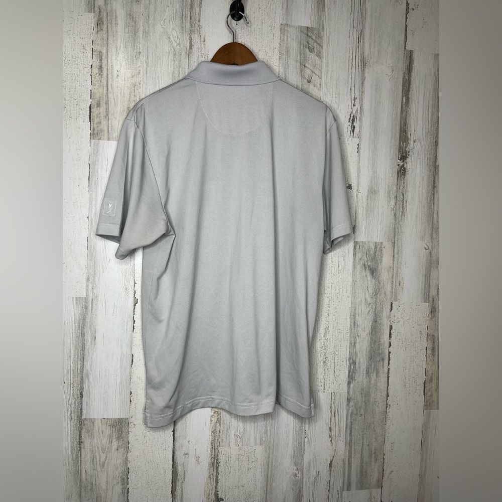 PGA Tour Shirt Men’s Polo Golf Gray Large - Picture 4 of 10